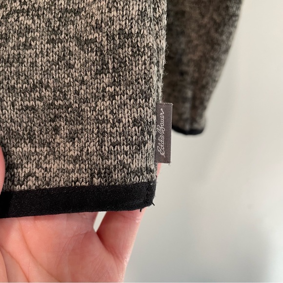 Eddie Bauer gray long sleeve quarter zip athletic pullover long sleeves M - Picture 8 of 12